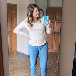Old Navy Tan Everyday Long Sleeve